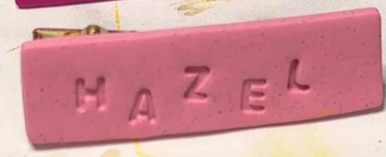 Personalized Barrettes: MADE TO ORDER